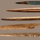 Bone artefacts from various South African Stone Age archaeological sites have been interpreted as arrowheads. (as published in Bradfield, J. & Choyke, A. 2016. Bone technology in Africa. In: H. Selin (ed.), Encyclopaedia of the History of Science, Technology, and Medicine in Non-Western Cultures, pp, 20-27. Springer).
